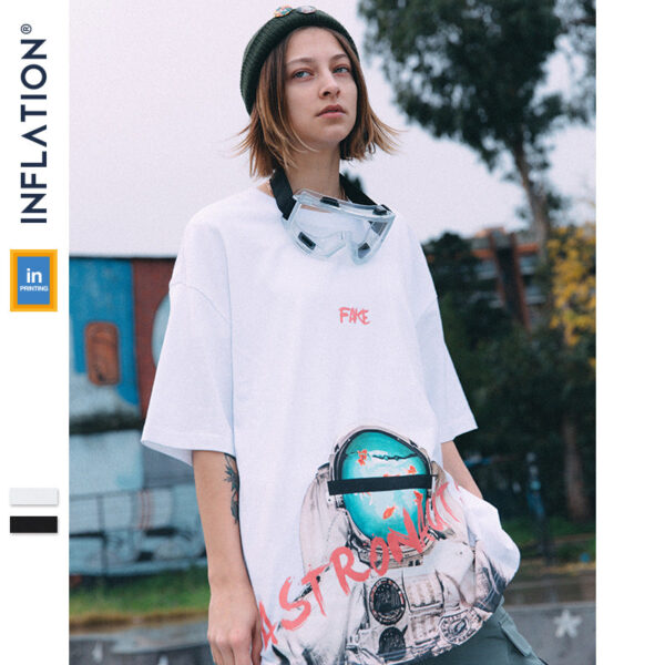 "Fake" Astronaut Printed T-shirt