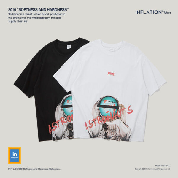 "Fake" Astronaut Printed T-shirt
