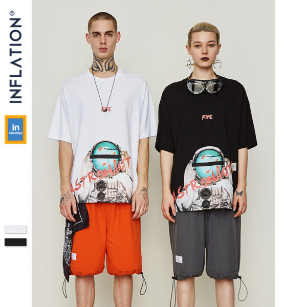 "Fake" Astronaut Printed T-shirt