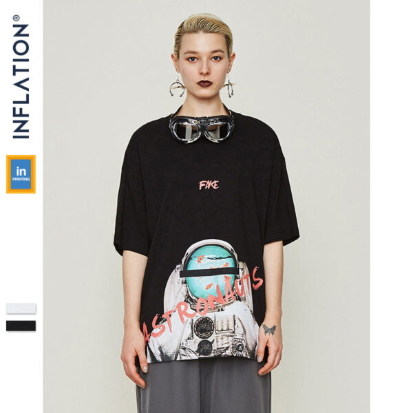 "Fake" Astronaut Printed T-shirt