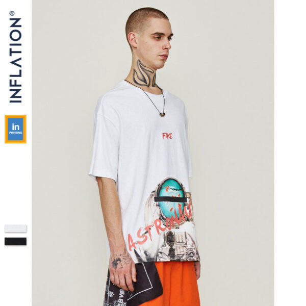 "Fake" Astronaut Printed T-shirt
