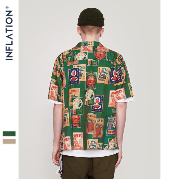 "Chinese Artwork" Allover Printed Shirt