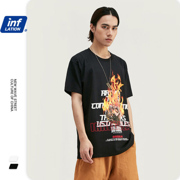 "IRREGULAR A wise man is not subject to Rules" Printed T-shirt
