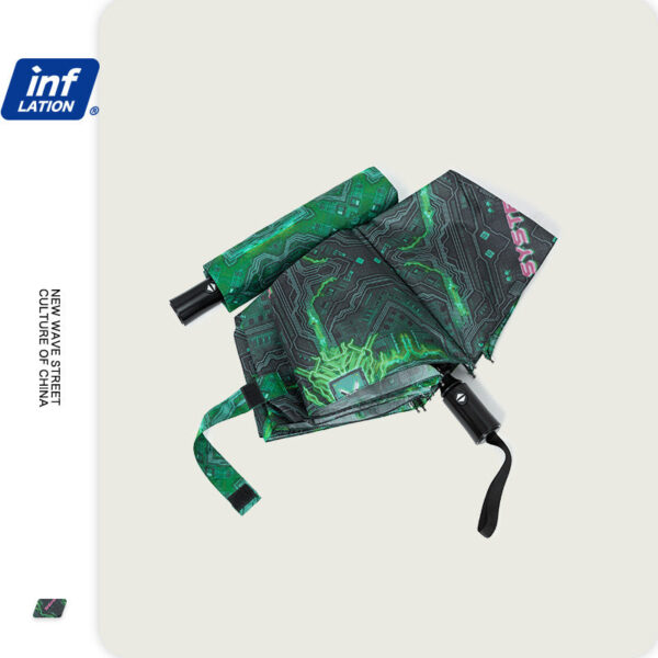 "Print The Nervous System" Print Umbrella