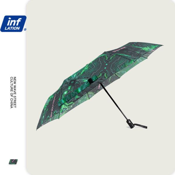 "Print The Nervous System" Print Umbrella