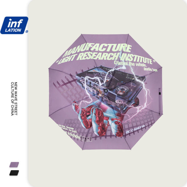 "LIGHT RESEARCH INSTITUTE" Print  Umbrella
