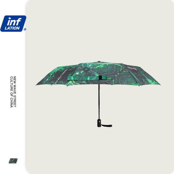 "Print The Nervous System" Print Umbrella