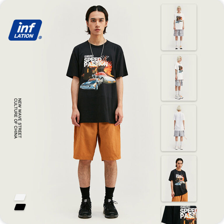 "Speed X Passion" Printed T-shirt