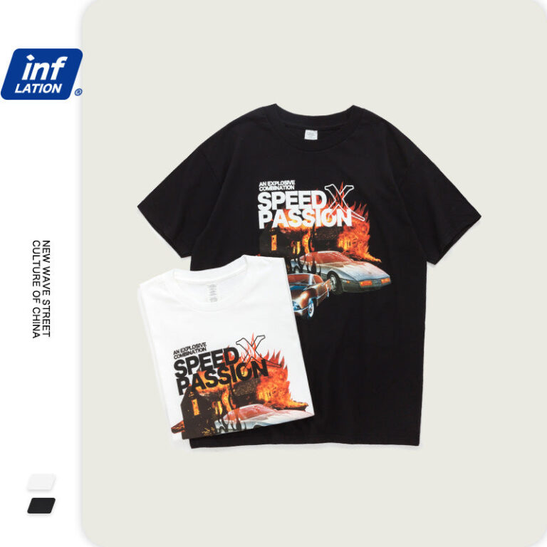 "Speed X Passion" Printed T-shirt