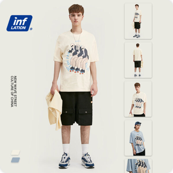 "PASSION" Printed loose short-sleeved T-shirt