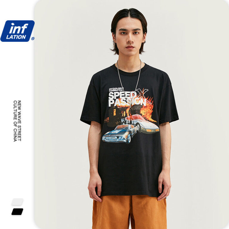 "Speed X Passion" Printed T-shirt