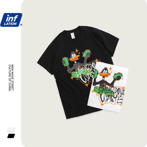 "Hazardous Waste" Printed T-shirt