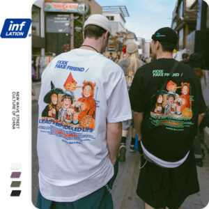 "FXXK fake Friends" Printed T-shirt