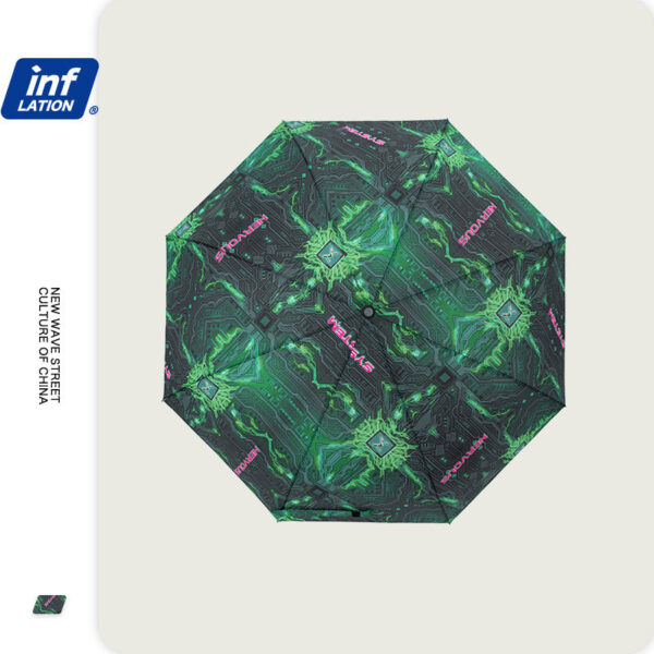 "Print The Nervous System" Print Umbrella