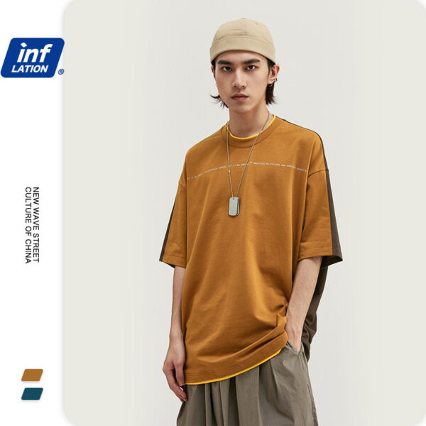 "Politics" Two-Tone Contrast T-shirt