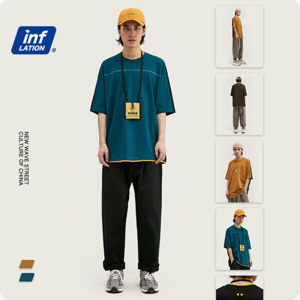 "Politics" Two-Tone Contrast T-shirt