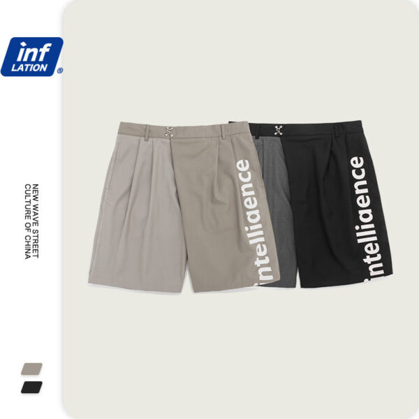 "Intelligence" Half & Half Shirt & Shorts