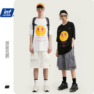 "FAKE SMILE" Printed T-shirt