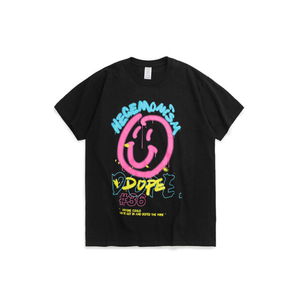 "DOPE" Graffiti Printed T-shirt