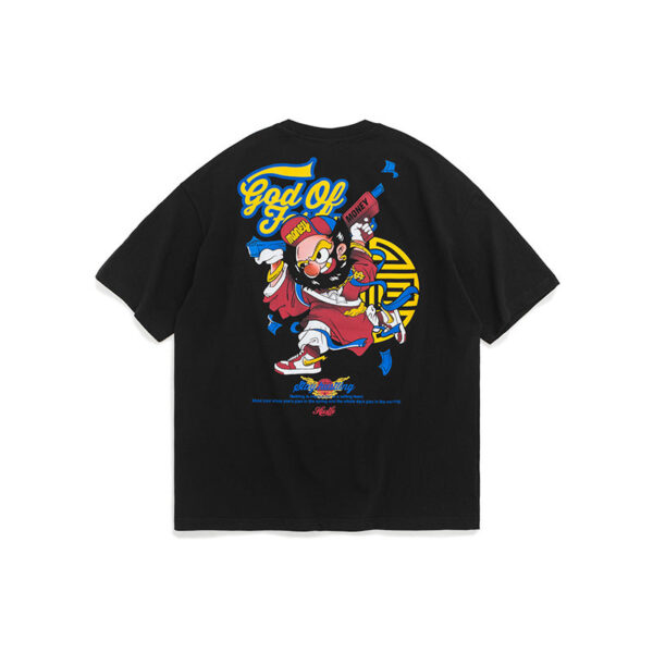 "MONEY" God of Fortune Printed T-shirt