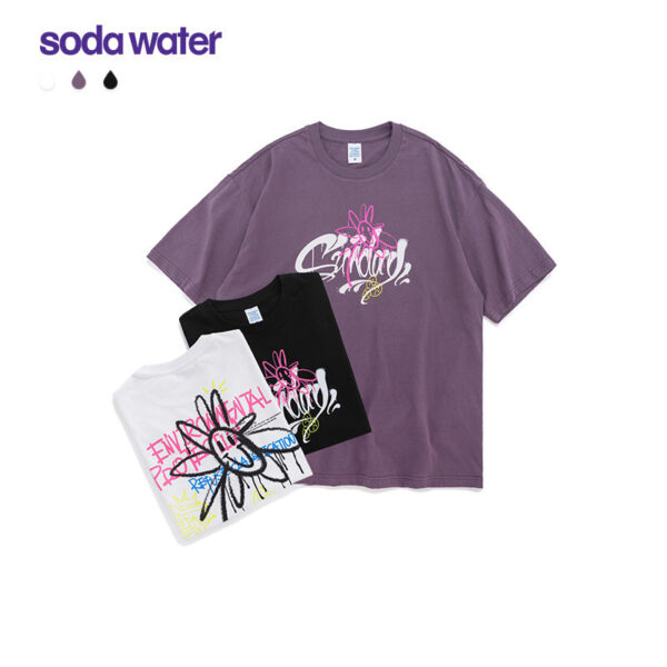 "Environmental Protection" Graffiti Printed T-shirt