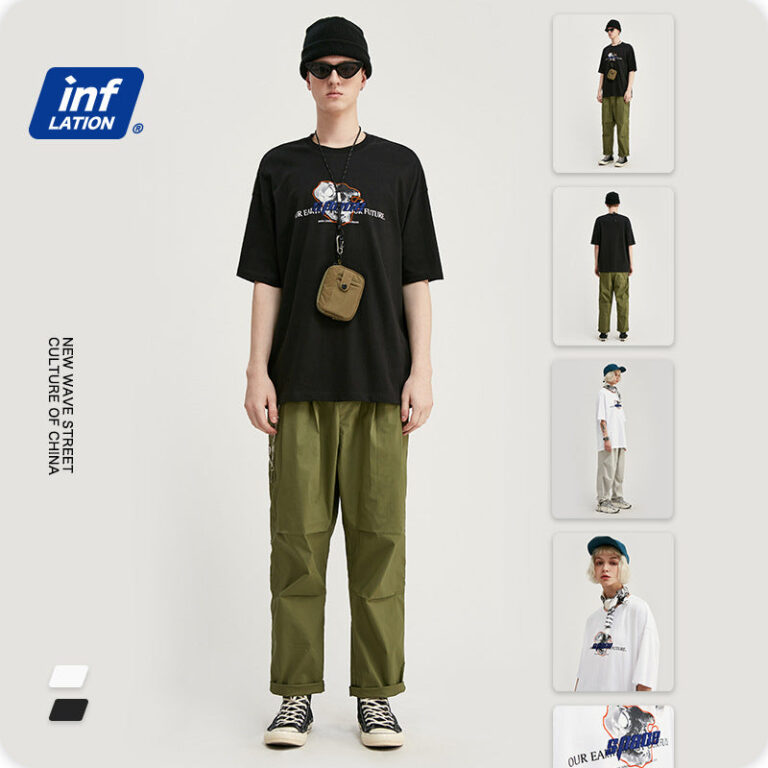 "SPACE" Printed loose T-shirt