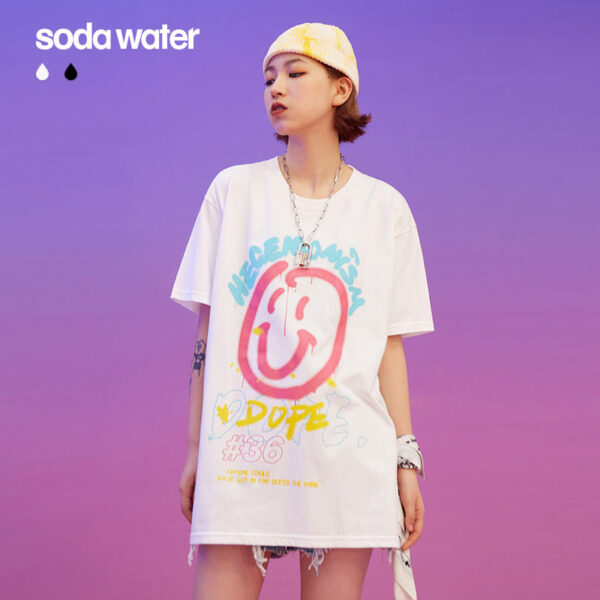 "DOPE" Graffiti Printed T-shirt