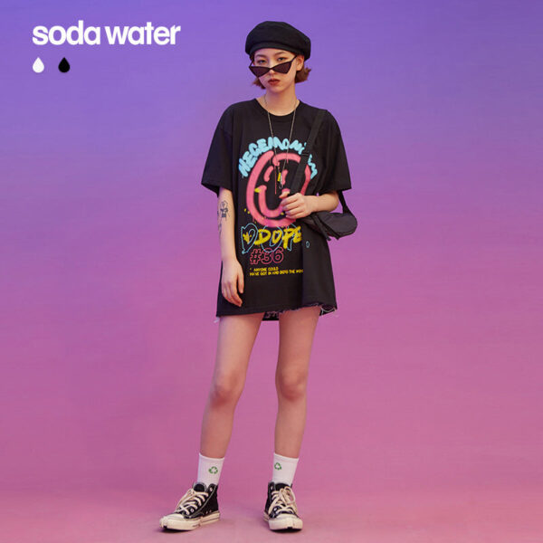 "DOPE" Graffiti Printed T-shirt