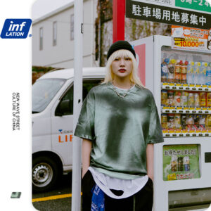 "Hand-sprayed color" gradient tie dye T-shirt