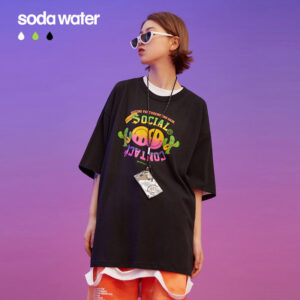 "Social Contact" Printed T-shirt