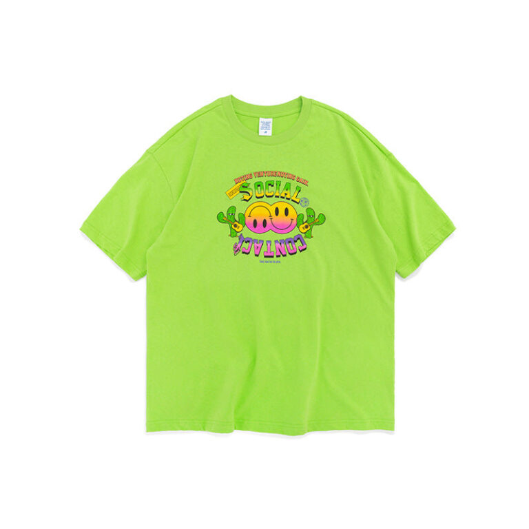 "Social Contact" Printed T-shirt