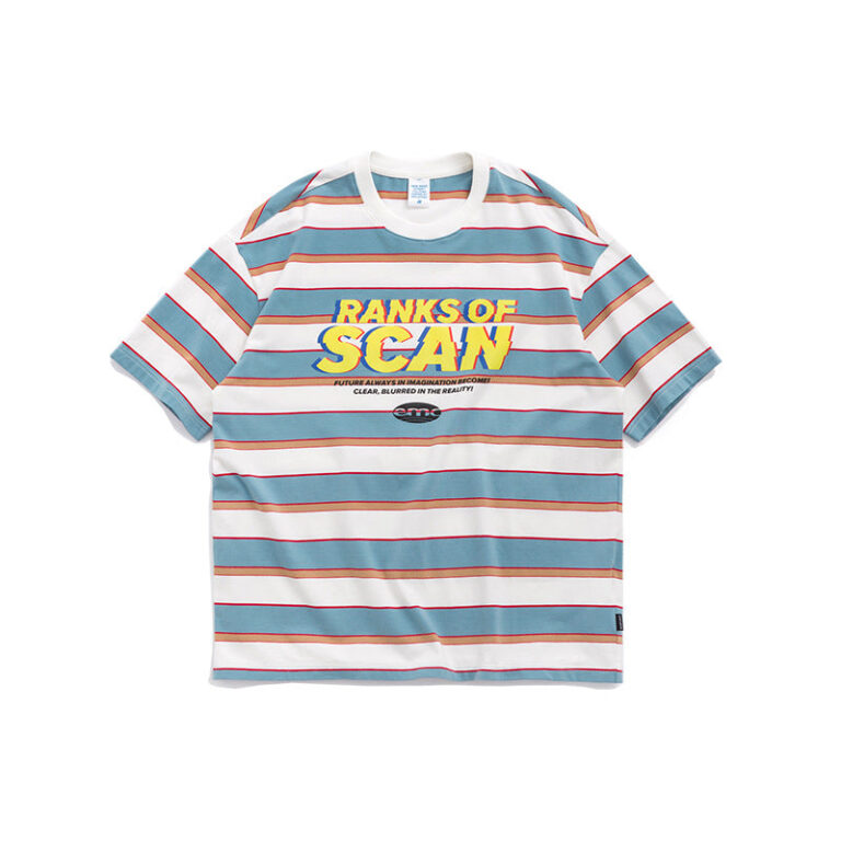 "RANKS OF SCAN" Printed T-shirt
