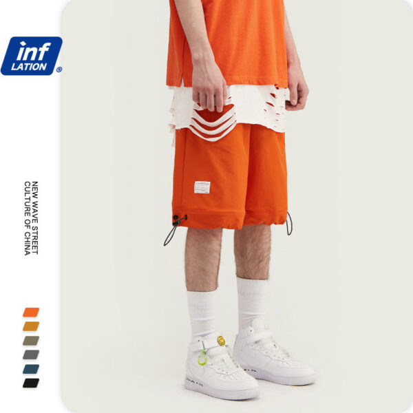 "AWAKENING" Loose Elastic Shorts