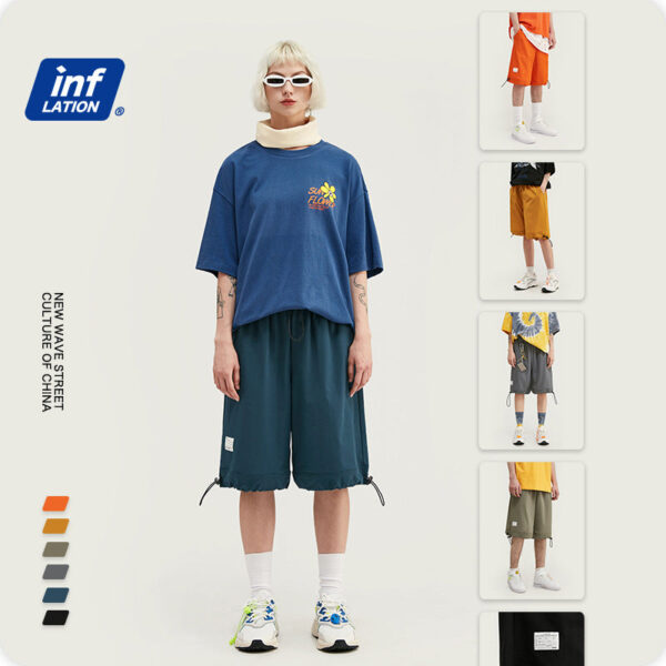 "AWAKENING" Loose Elastic Shorts