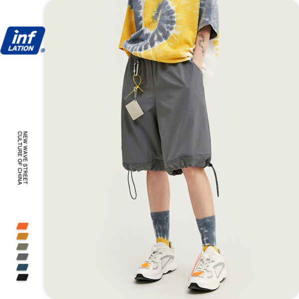 "AWAKENING" Loose Elastic Shorts