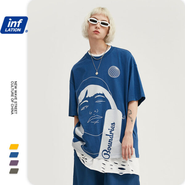 "BOUNDARIES" Printed T-shirt