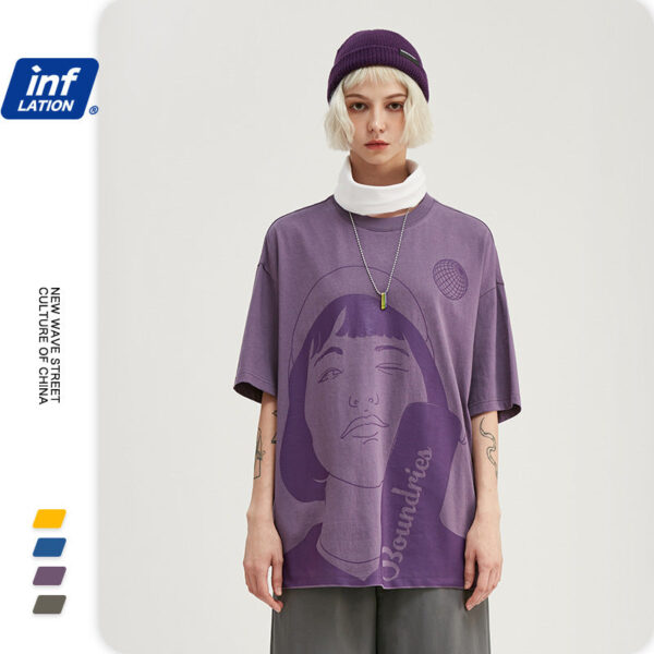 "BOUNDARIES" Printed T-shirt
