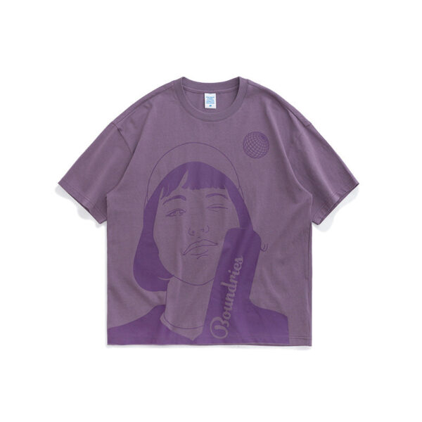 "BOUNDARIES" Printed T-shirt