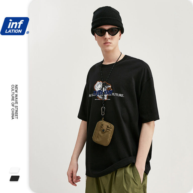 "SPACE" Printed loose T-shirt