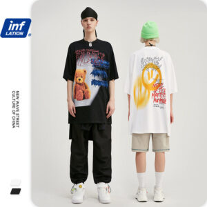 "None of this matters ANYMORE" smiley teddy bear Printed T-shirt