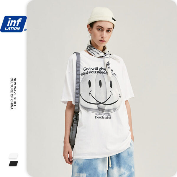 "DOUBLE SIDED" Printed T-shirt