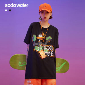 "HAZARDOUS WASTE" Printed T-shirt