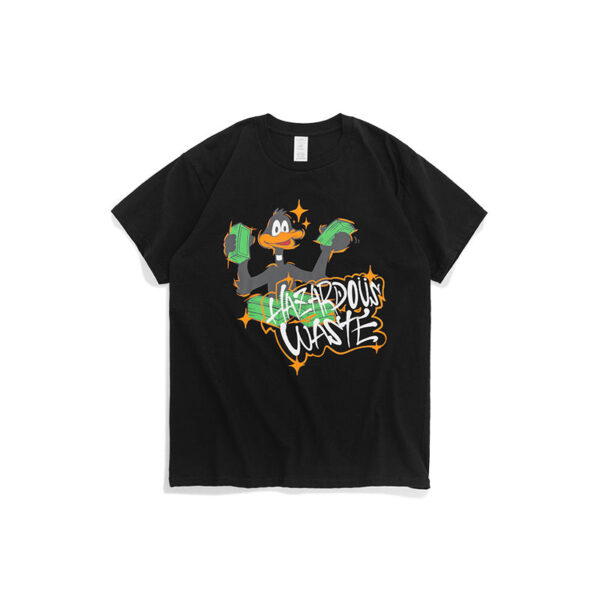 "HAZARDOUS WASTE" Printed T-shirt