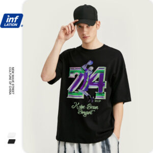 "Kobe24 BE BAYANT" Printed  T-shirt