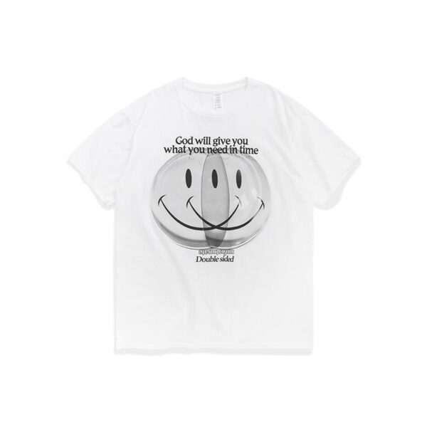 "DOUBLE SIDED" Printed T-shirt
