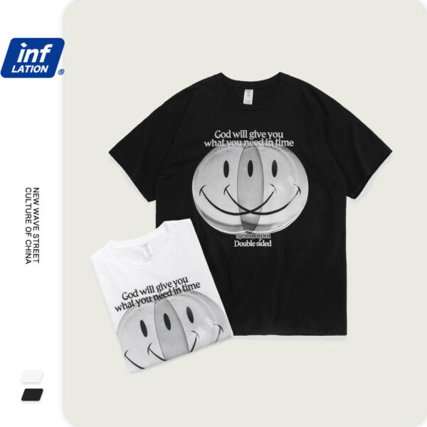 "DOUBLE SIDED" Printed T-shirt