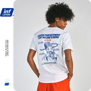"ENTHUSIASM" Printed short-sleeved T-shirt