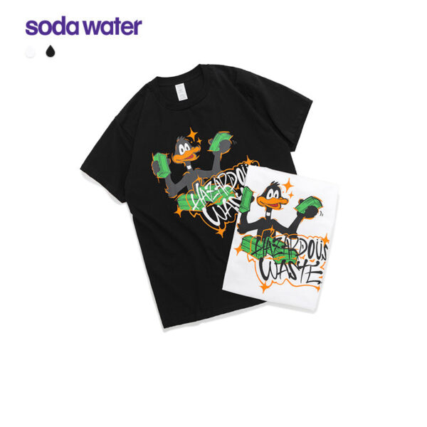"HAZARDOUS WASTE" Printed T-shirt