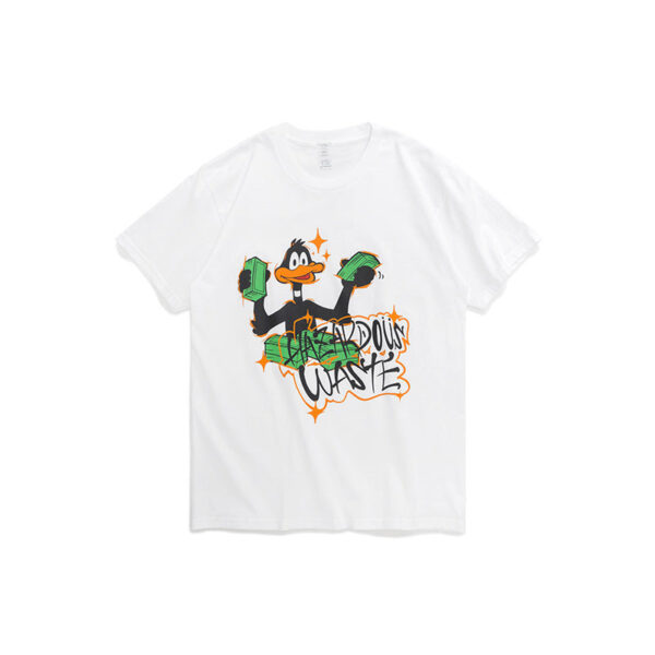 "HAZARDOUS WASTE" Printed T-shirt