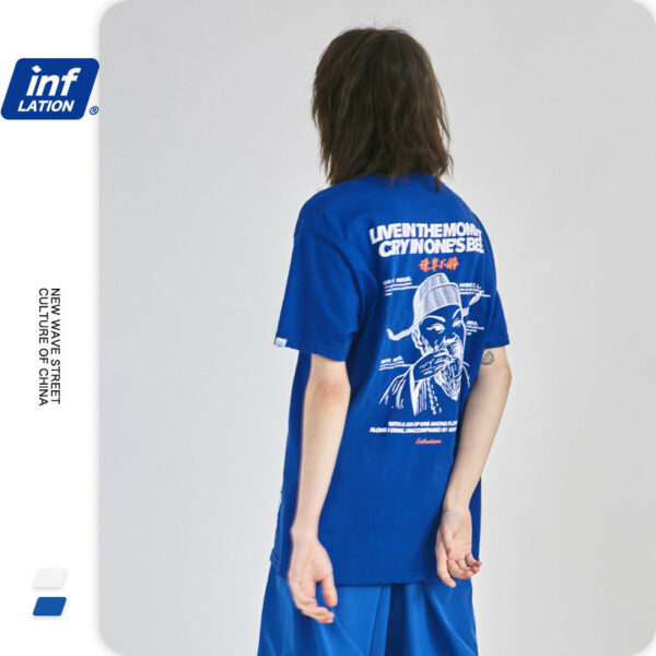 "ENTHUSIASM" Printed short-sleeved T-shirt